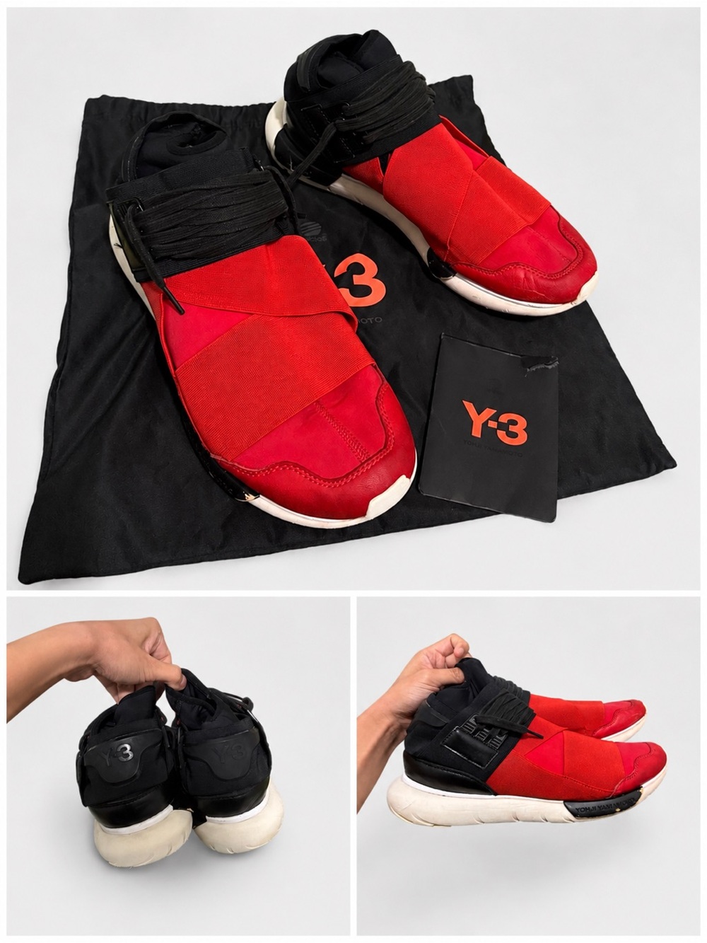 Y-3 Black and White Branded Order Invoice Print